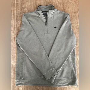 Men's Vineyard Vines Olive Quarter-zip